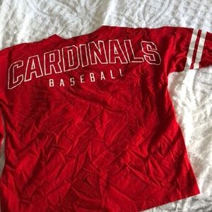 Vs pink St. Louis cardinals varsity tee